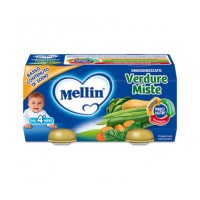 MELLIN OMOGENEIZZATO VERDURE MISTE 2X80G